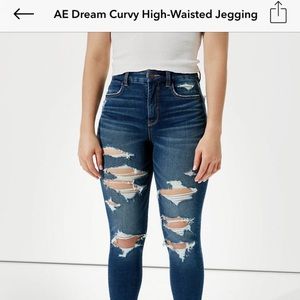 American eagle Curvy Hi-Waisted Jegging